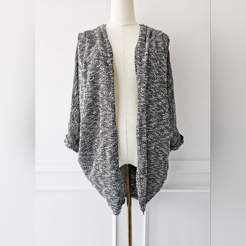 Lioness Knit Open-Front Cardigan